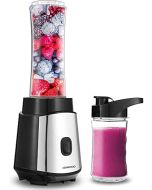 Kenwood Blender, 350W, 2L, 2 Travel Goblets, BLM05.A0BK, Black