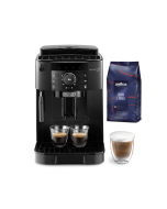 Delonghi ECAM12.121.B Magnifica S Automatic Coffee Machine + Free Gift Coffee Beans Lavazza 1k (COFFEE-LAVAZZA)