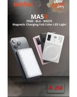 Godox MA5R RGB LED Light and Power Bank (Pink)