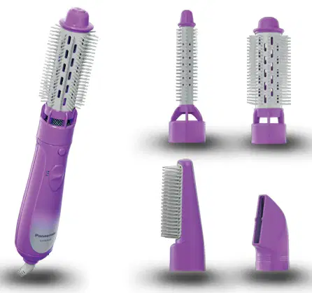 Panasonic Hair Styler with 4 Attachments (EH-KA42-V685)