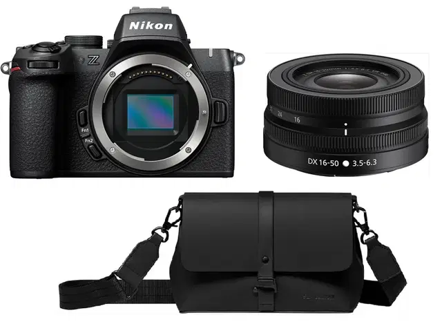 Nikon Z50II Body Mirror-Less Camera (VOA150AM) + 16-50 Z NIKON LENS + BAG FOR Z50II CAMERA