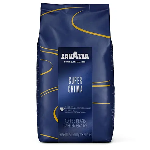 حبوب القهوة لافازا سوبر كريم 1 كيلو (COFFEE LAVAZZA SUPER)