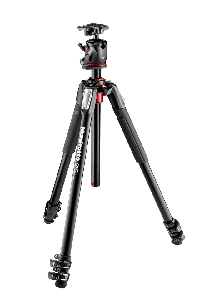 Manfrotto 055 ALU 3 SECTION PRO TRIPOD WITH BALL HEAD (MK055XPRO3-BHQ2)