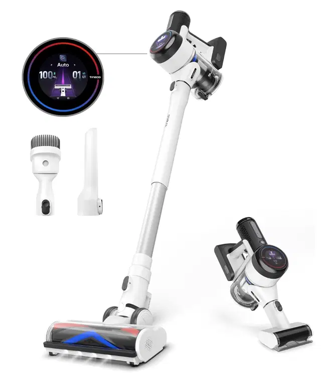 Tineco VS156000SA Pure One S15 Pro Cordless Stick Vacuum Cleaner with Multiple Attachments and 500w Powerful suction, iLoop Sensor technology with iLoop screen, Ultra-Quiet and Self-Cleaning Technology ( VS156000SA )