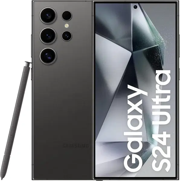 سامسونج جالكسي الترا S24، سعة 256 جيجابايت، 5G، أسود تيتانيوم (SM-S928BZKCMEA)