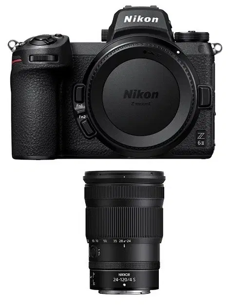 NIKON Z6 II Mirrorless Body Only (VOA060AM) + NIKKOR Z 24-120MM F/4 S +  NPM Card