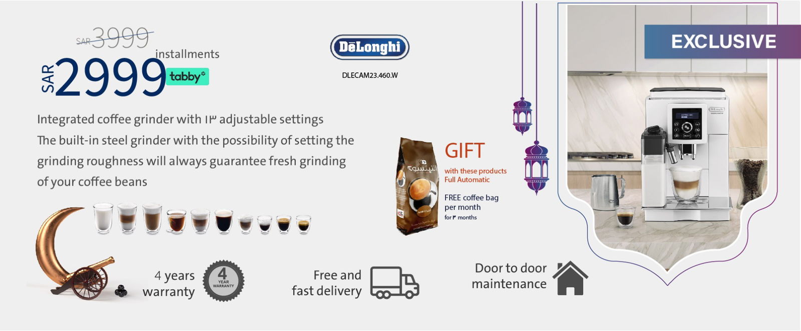 Delonghi Exclusive Coffee Machine